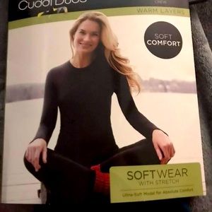 Brand new Cuddl Duds thermal top XS Teal blue